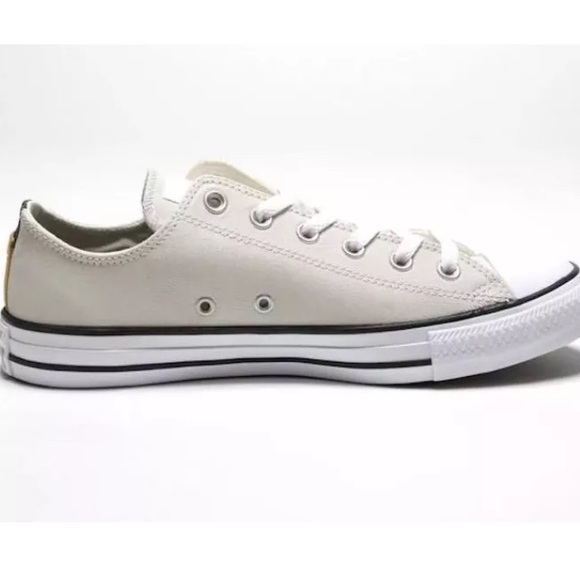 beige converse low tops